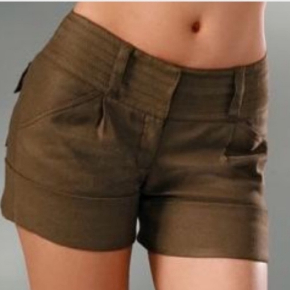 Diane Von Furstenberg Jonah Linen Blend Short size 8